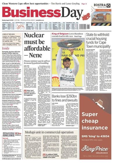 Business Day Cover